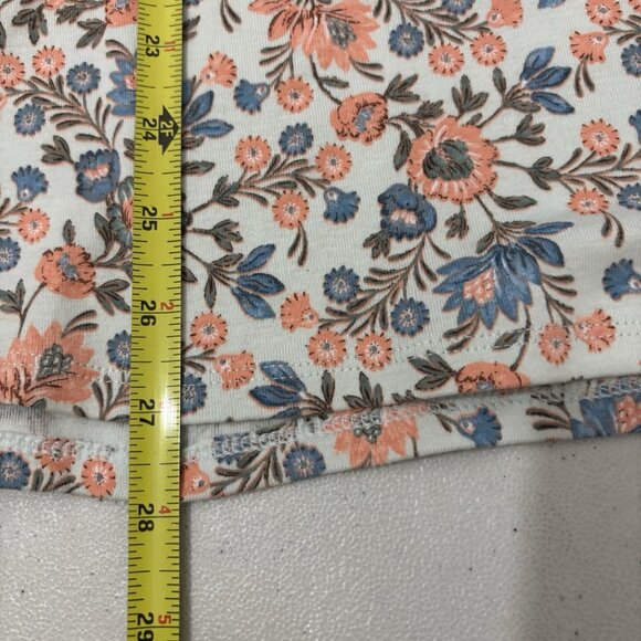 J Jill Pima Cotton 3/4 Sleeve Scoop Neck Tee Floral Size 2X - Picture 7 of 9